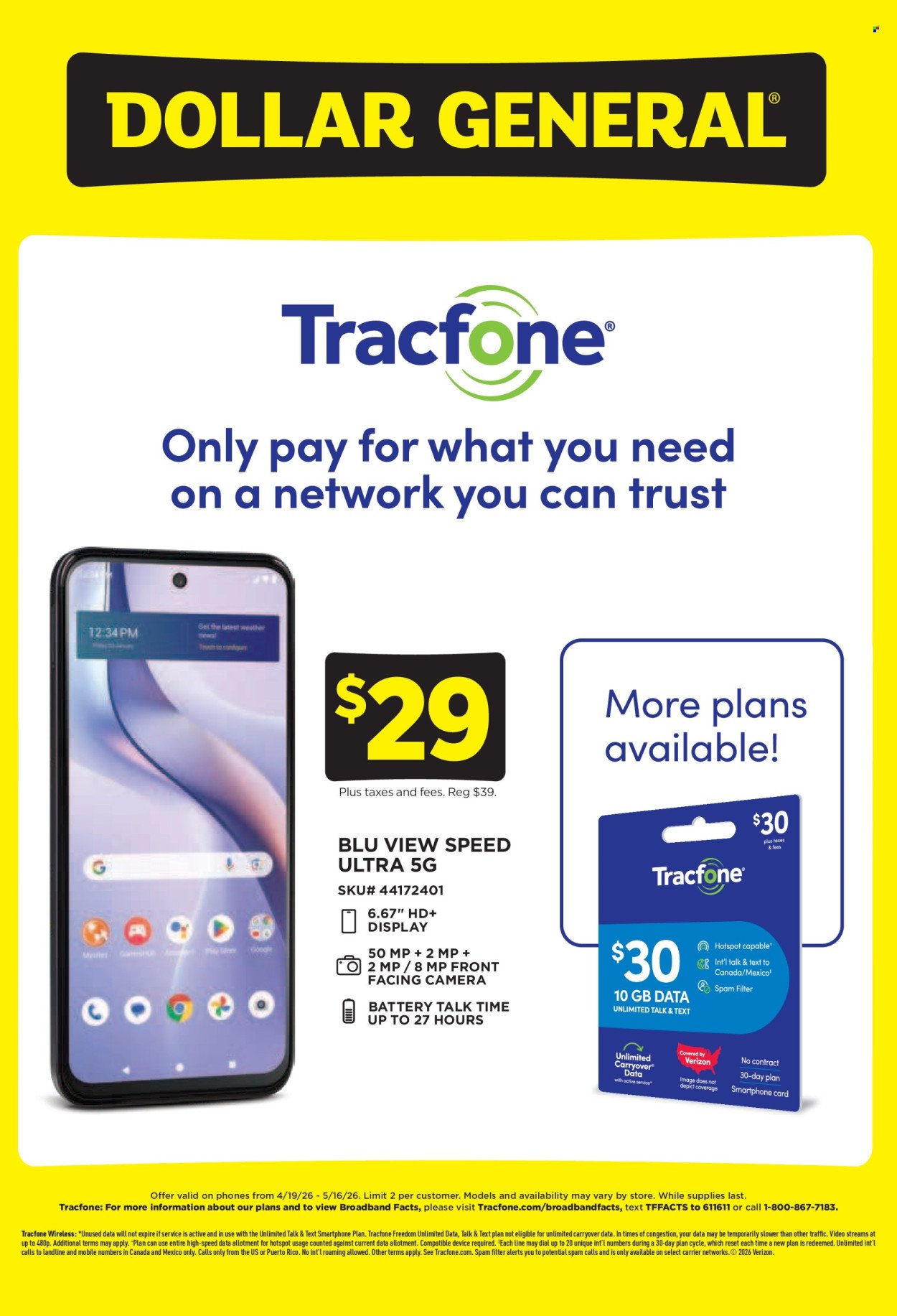 DOLLAR GENERAL ad - Wireless Deals