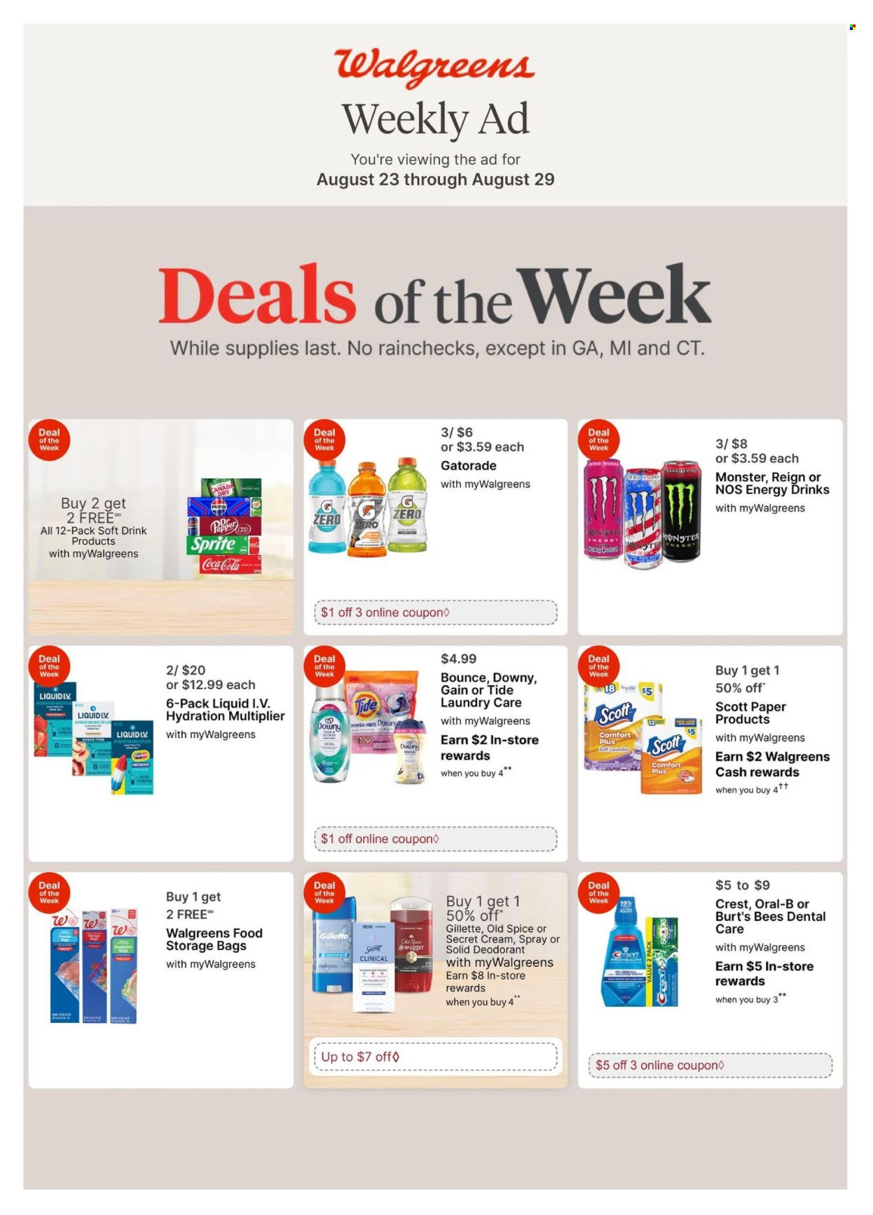 WALGREENS ad - Weekly Ad