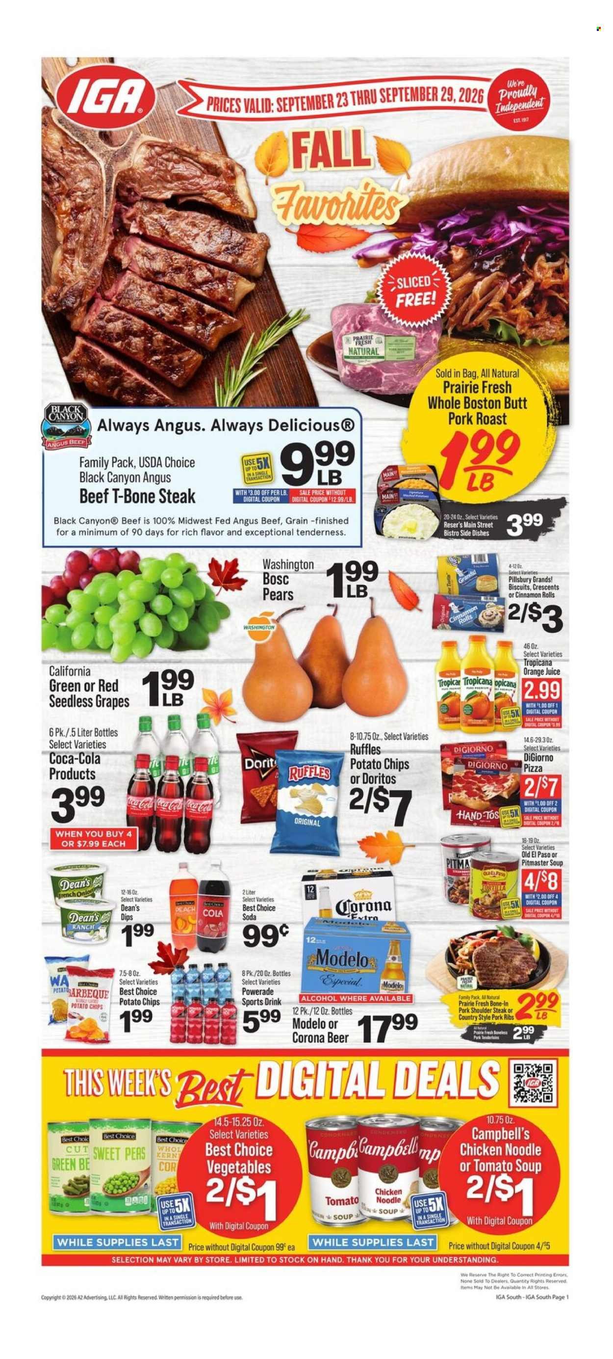 IGA ad - Weekly Ad