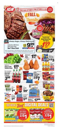IGA ad - Weekly Ad