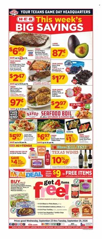 H-E-B ad - Weekly Ad