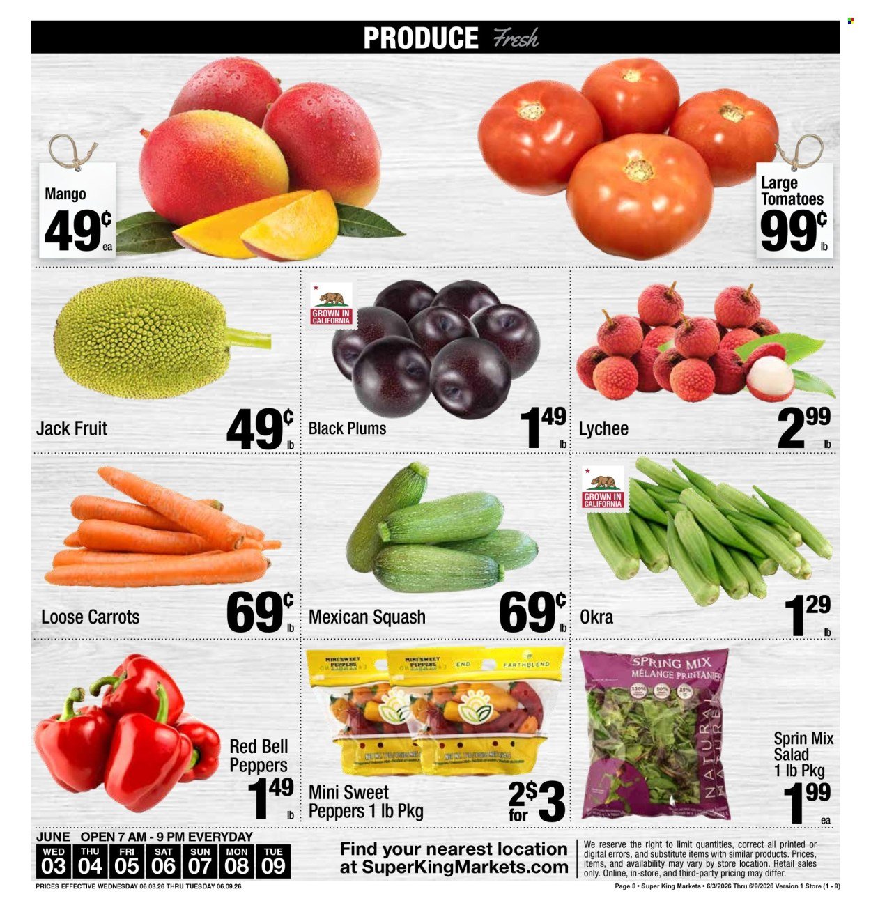 SUPER KING MARKETS ad - Weekly Ad