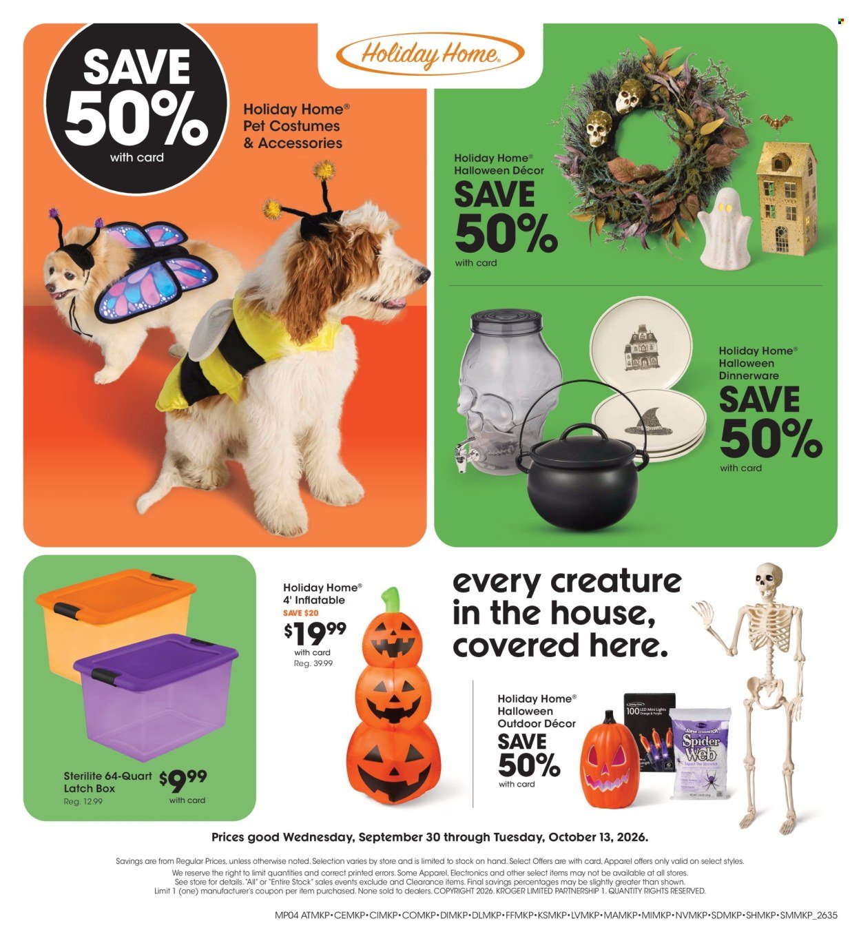 KROGER ad - Home & Apparel
