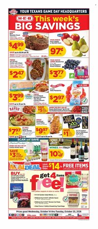 H-E-B ad - Weekly Ad