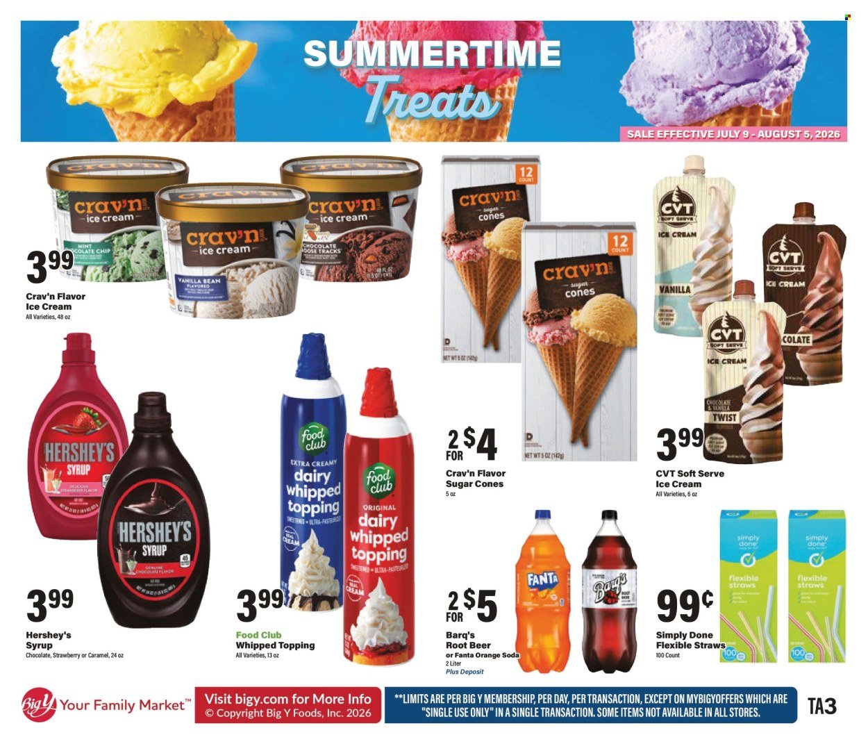 BIG Y ad - Summertime Treats