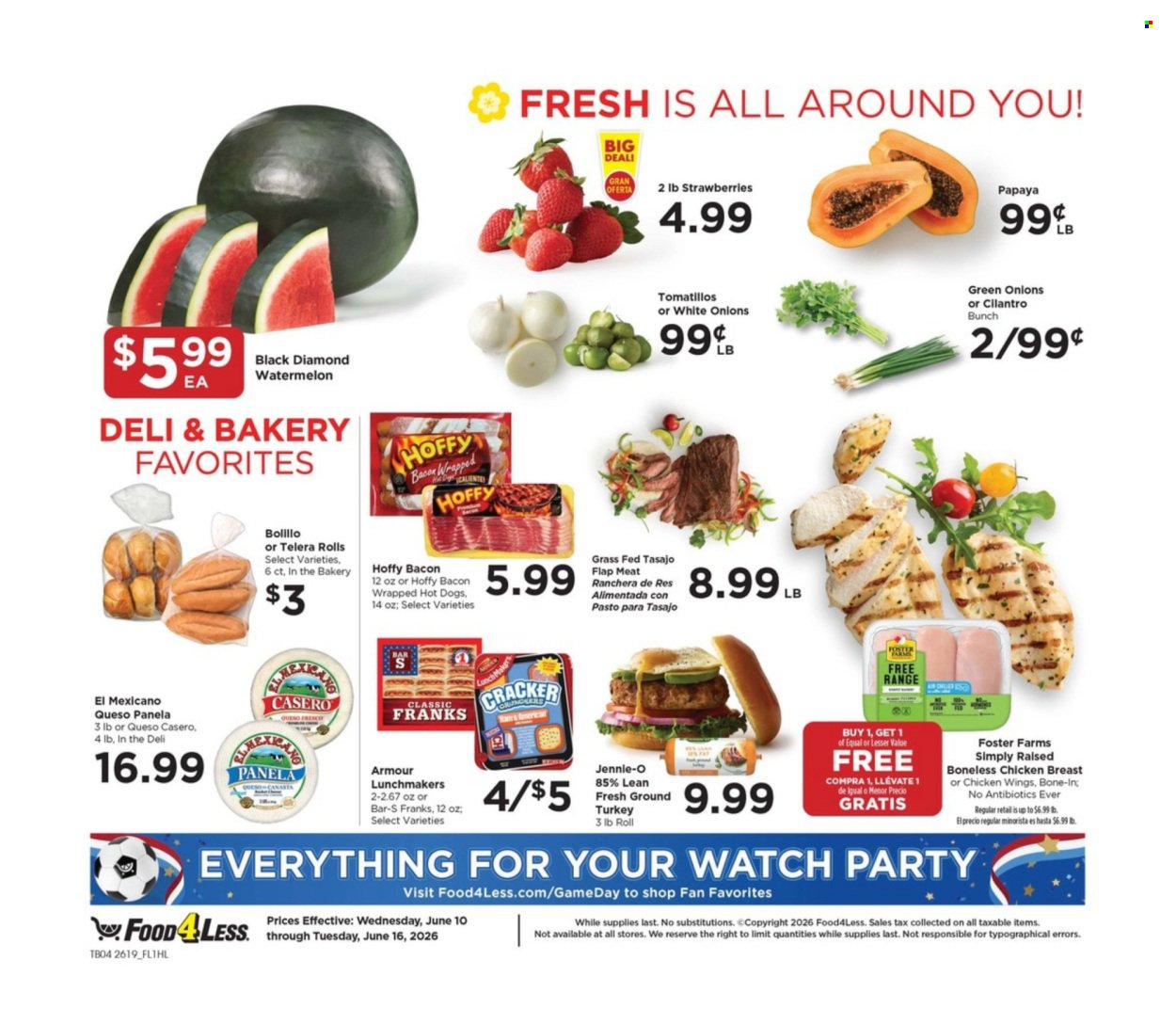 FOOD 4 LESS ad - Weekly Ad