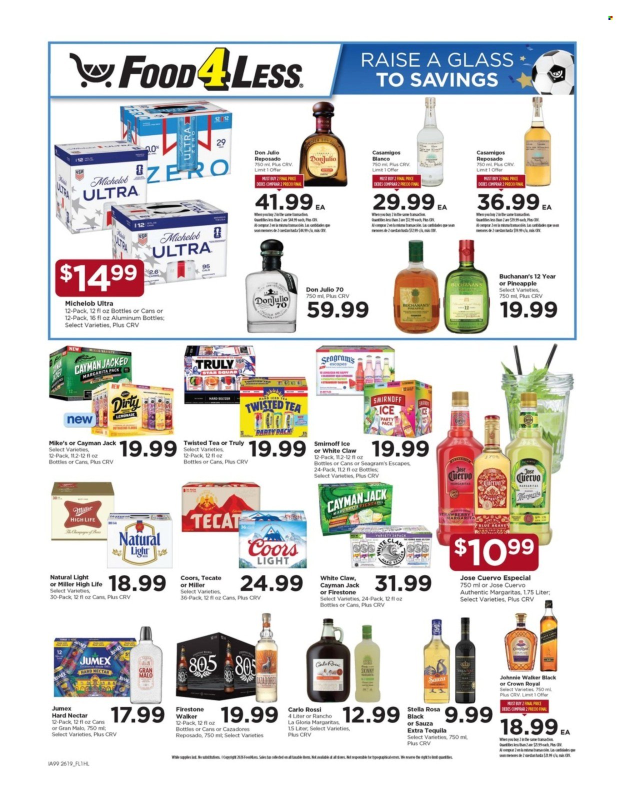 FOOD 4 LESS ad - Weekly Ad
