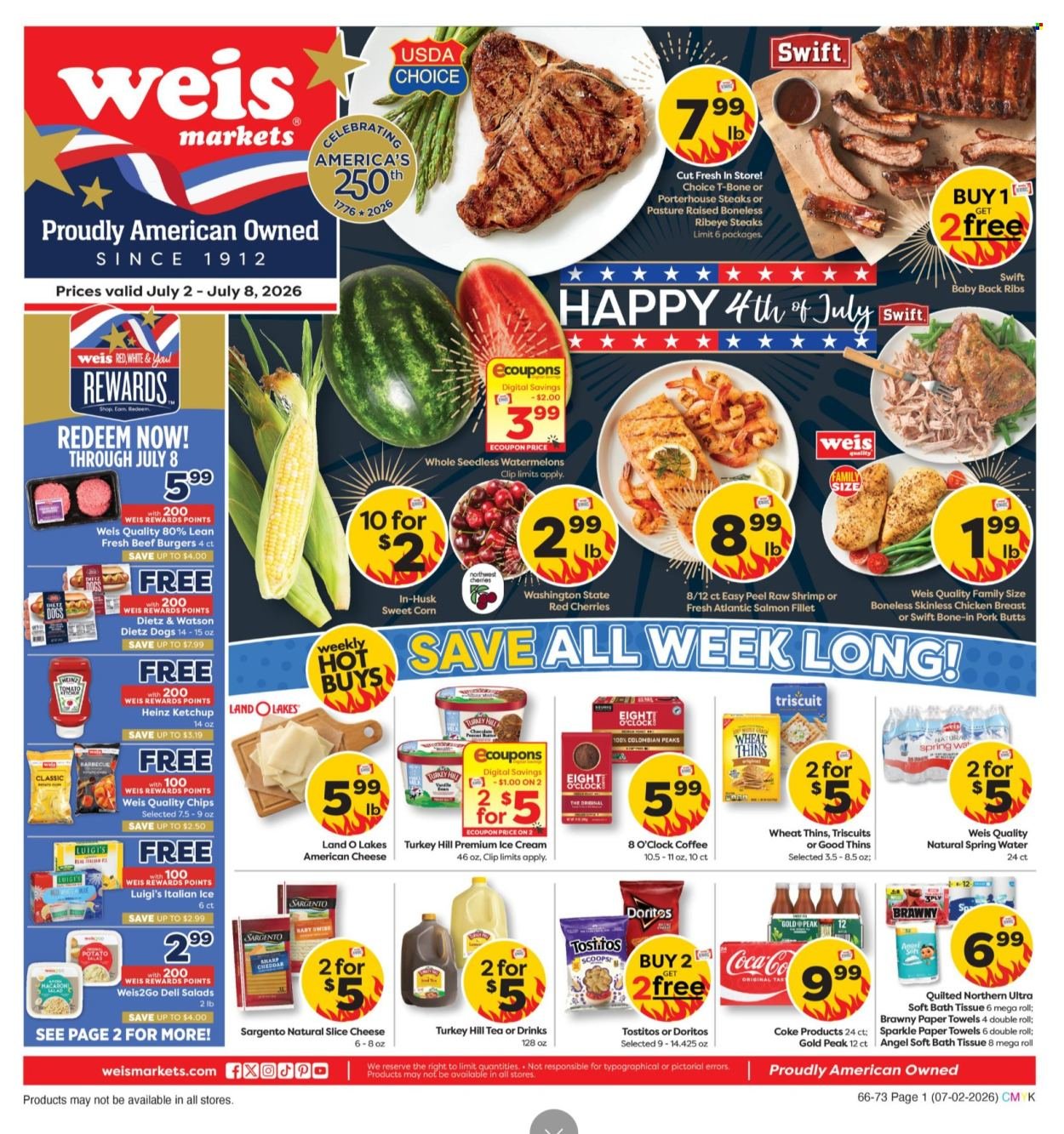WEIS ad - Weekly Ad