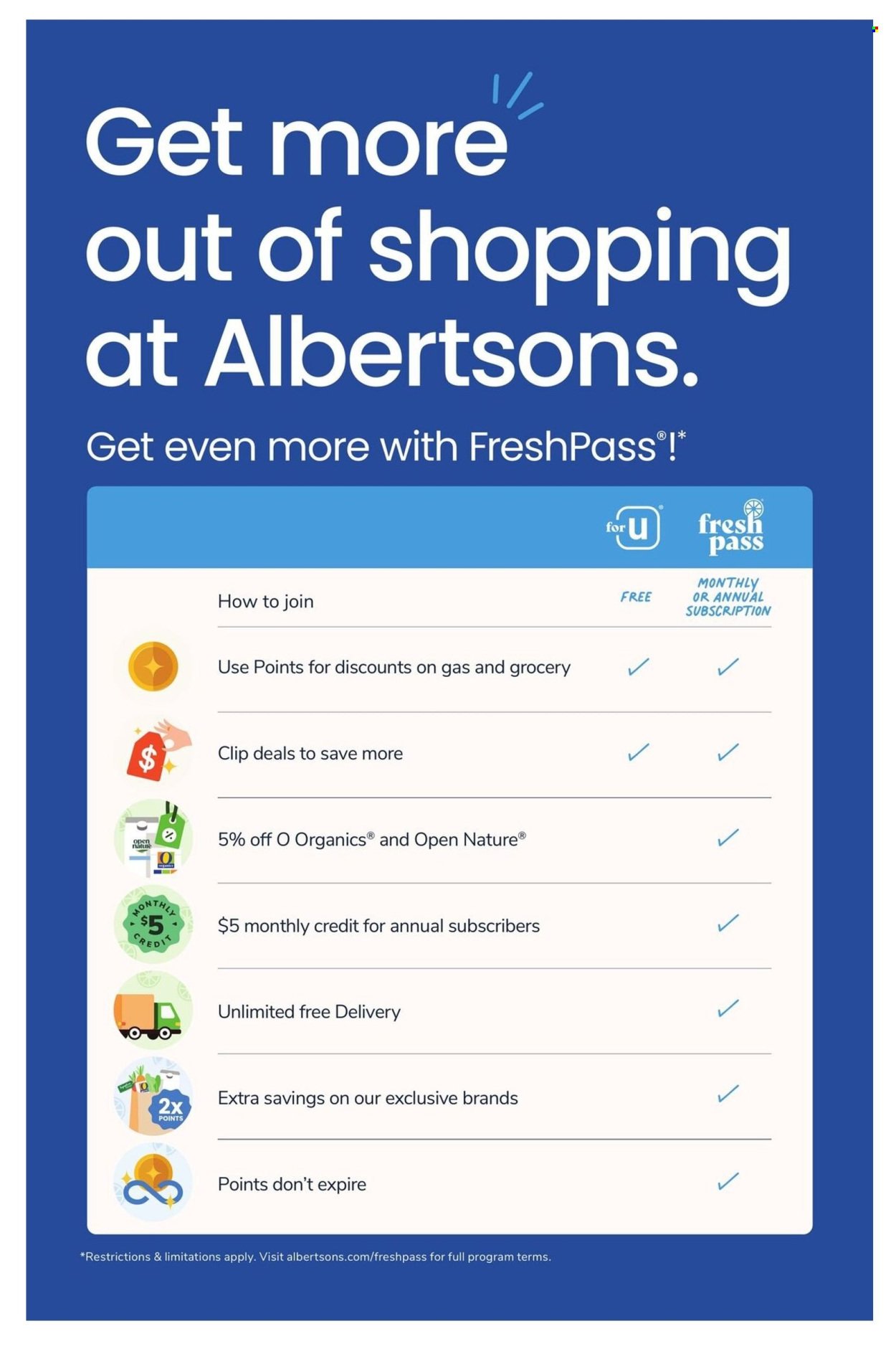 ALBERTSONS ad - Weekly Ad