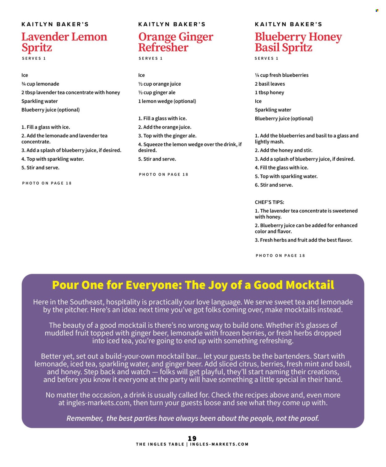 INGLES ad - Table Magazine