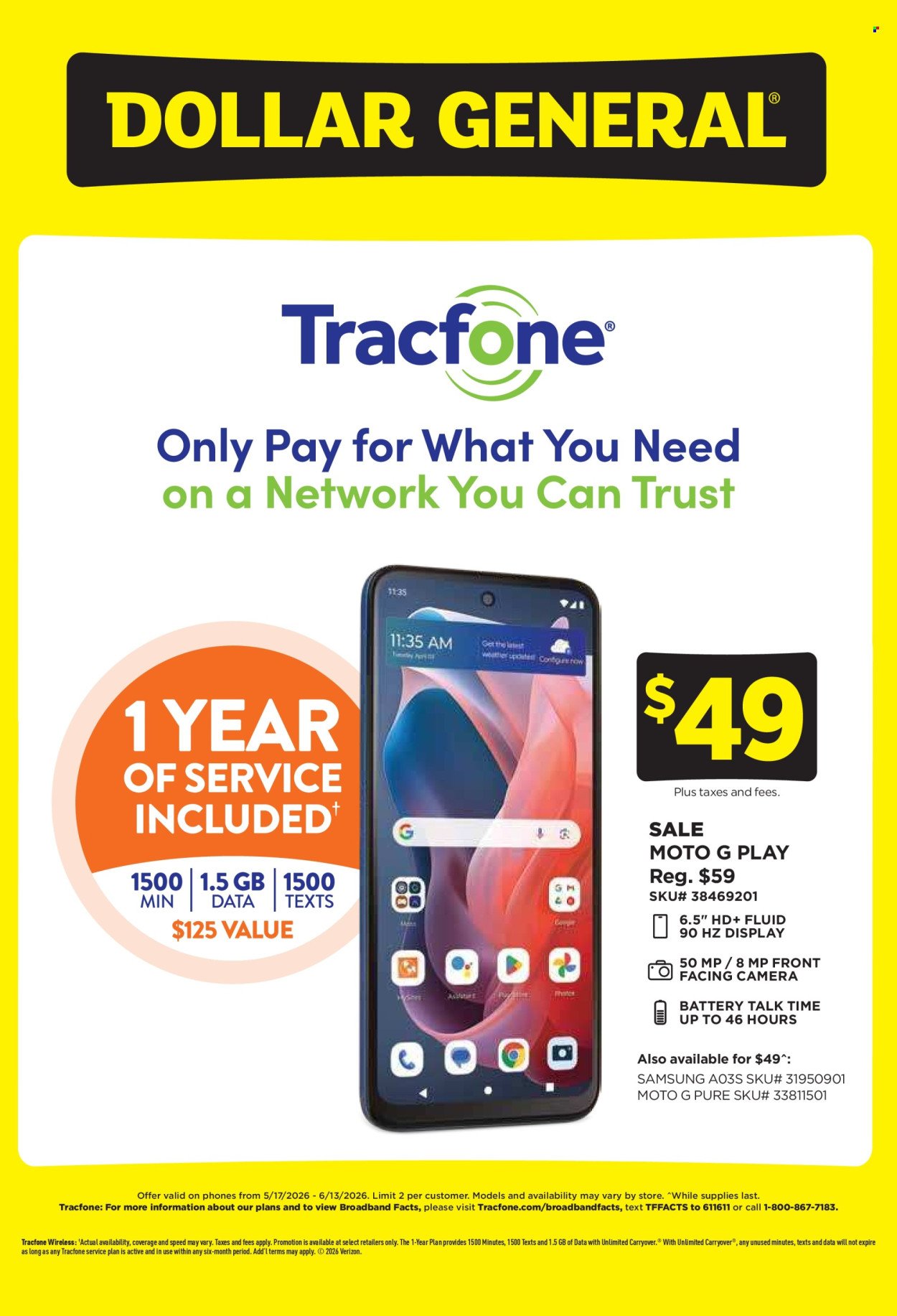 DOLLAR GENERAL ad - Wireless Deals