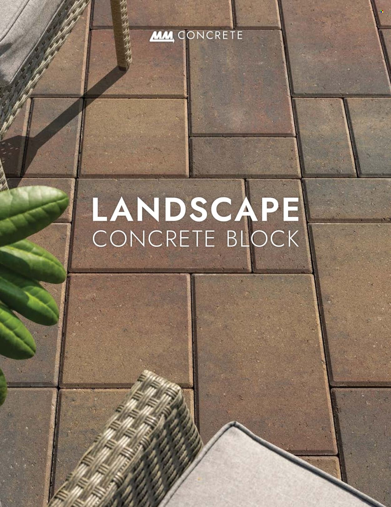 MENARDS ad - Landscape Block Catalog