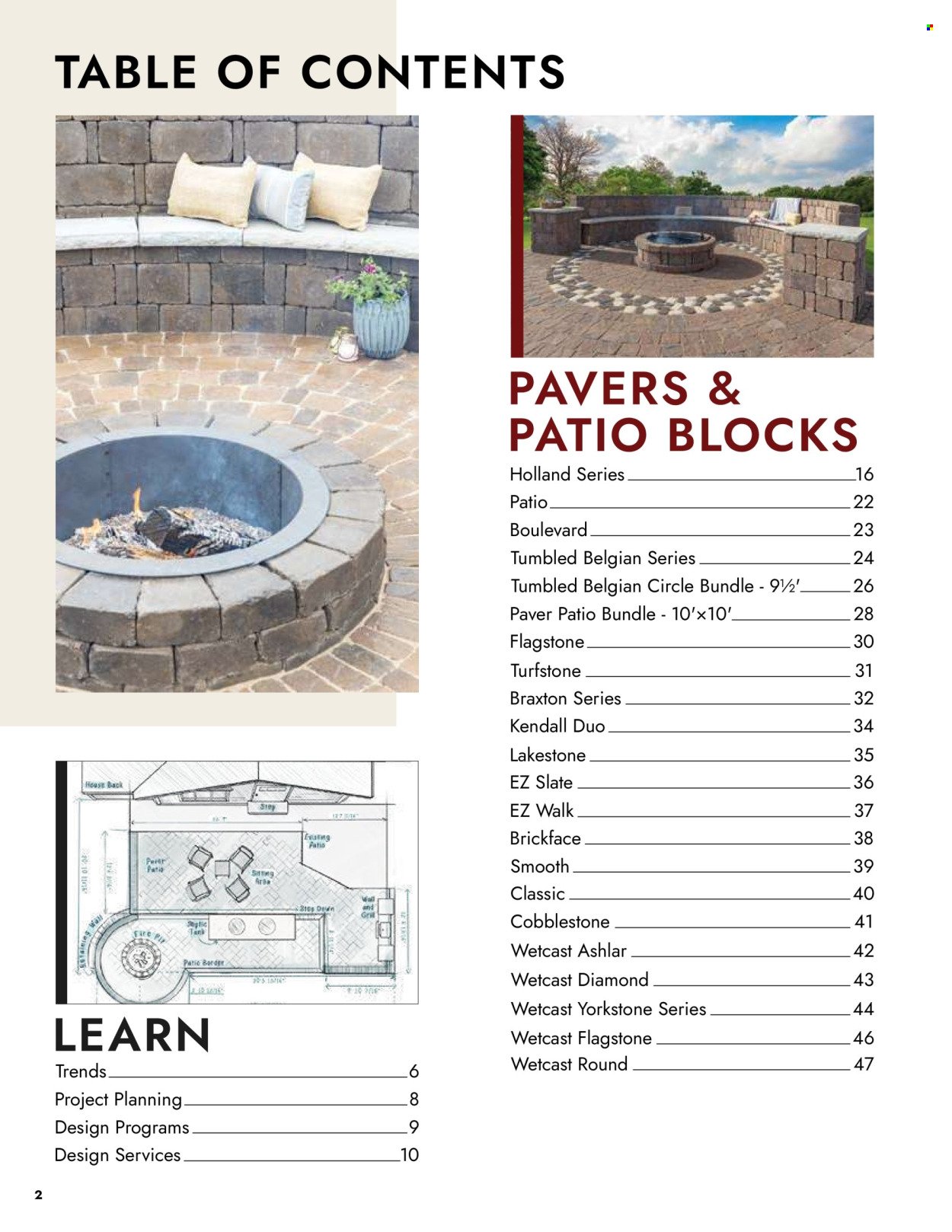 MENARDS ad - Landscape Block Catalog