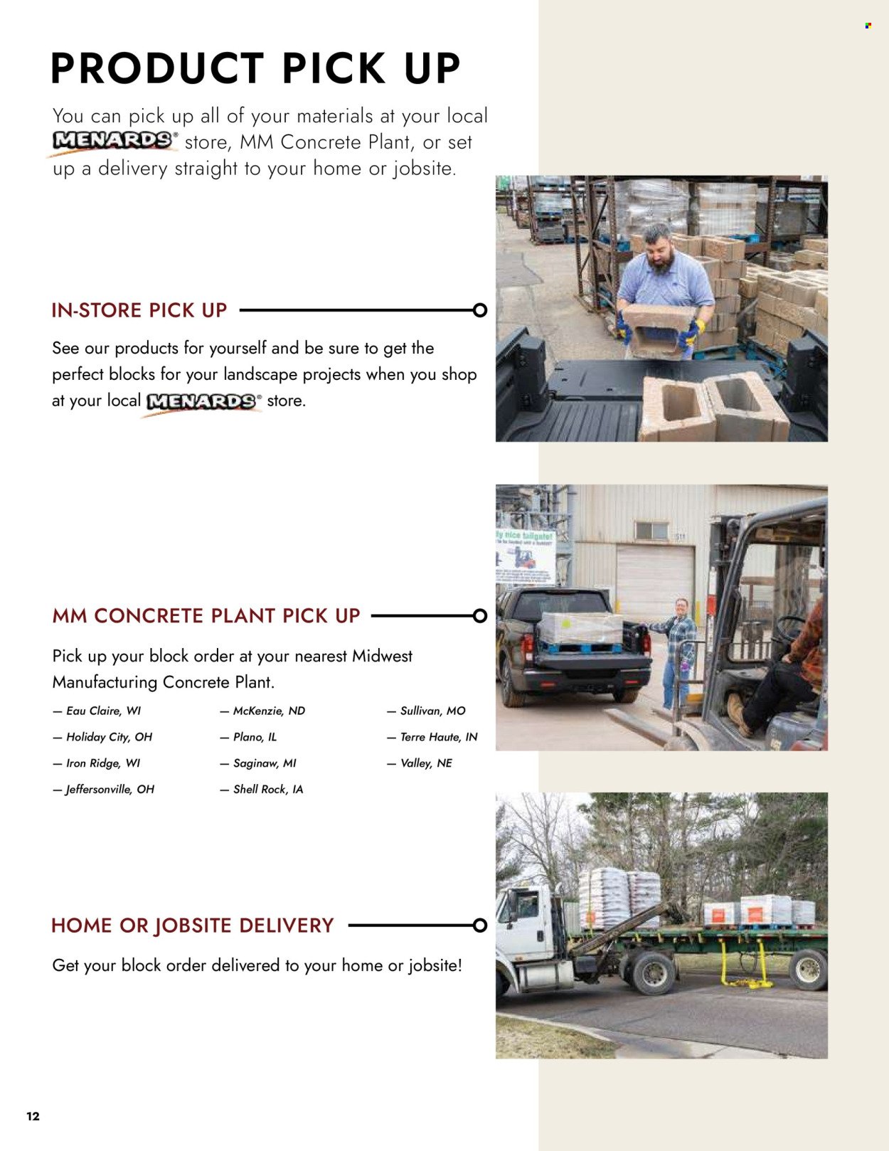 MENARDS ad - Landscape Block Catalog