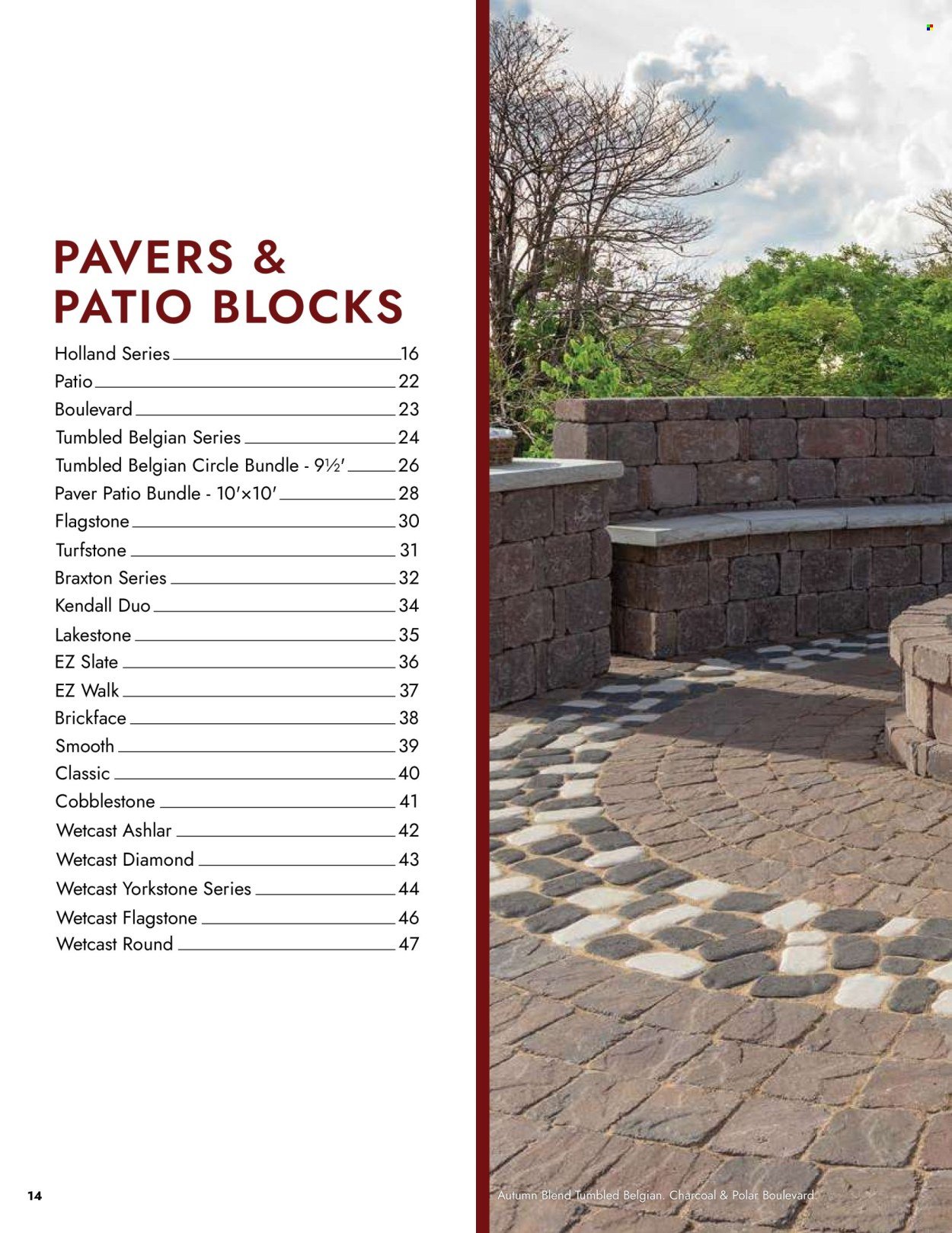 MENARDS ad - Landscape Block Catalog