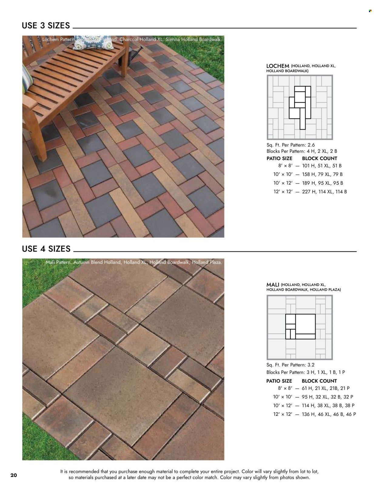 MENARDS ad - Landscape Block Catalog