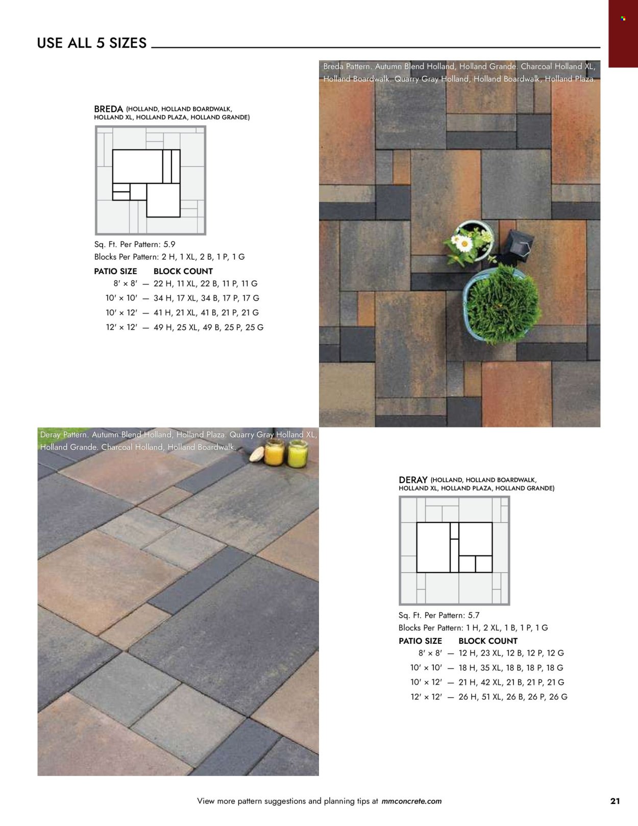 MENARDS ad - Landscape Block Catalog