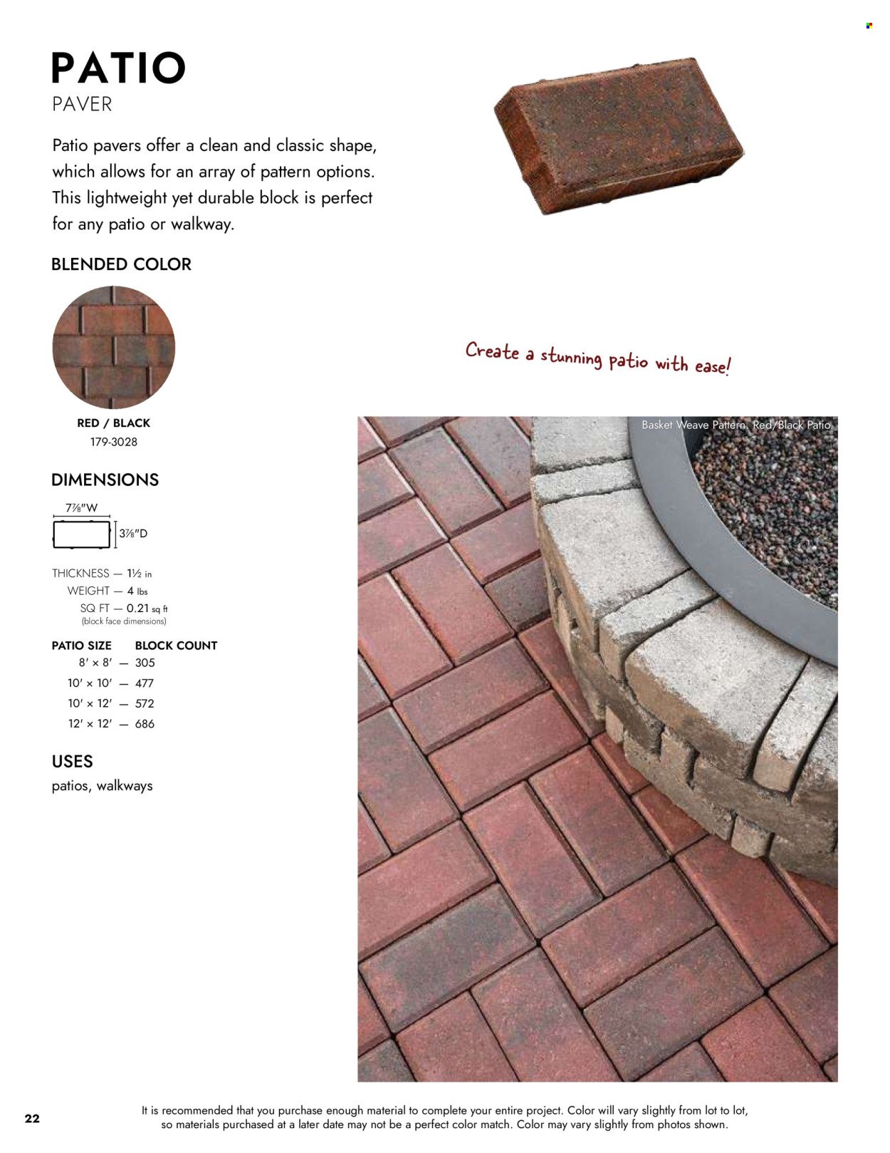 MENARDS ad - Landscape Block Catalog