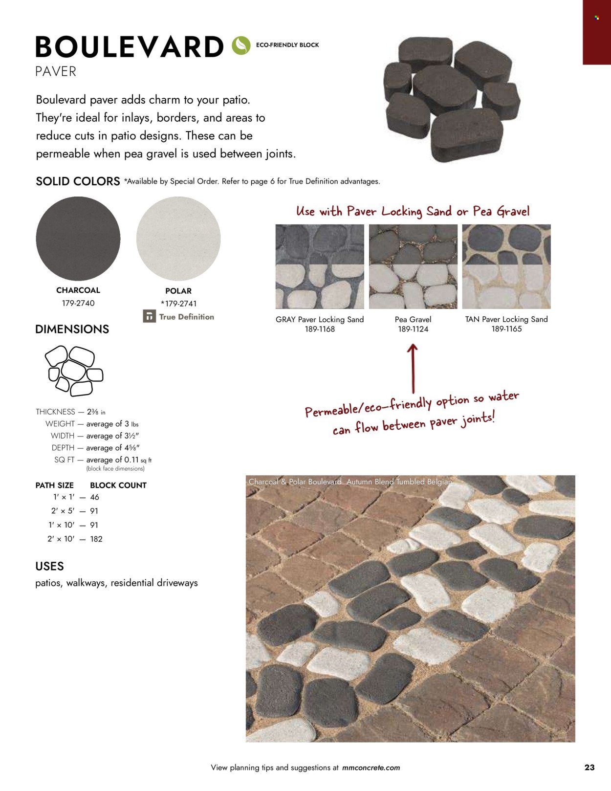 MENARDS ad - Landscape Block Catalog