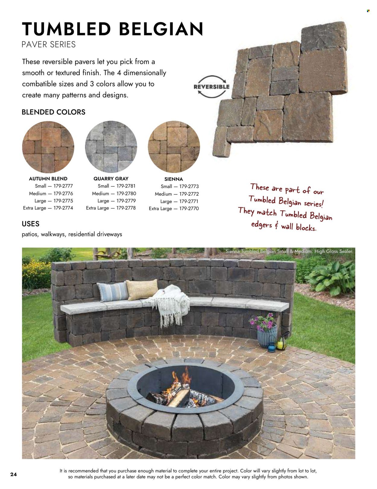 MENARDS ad - Landscape Block Catalog
