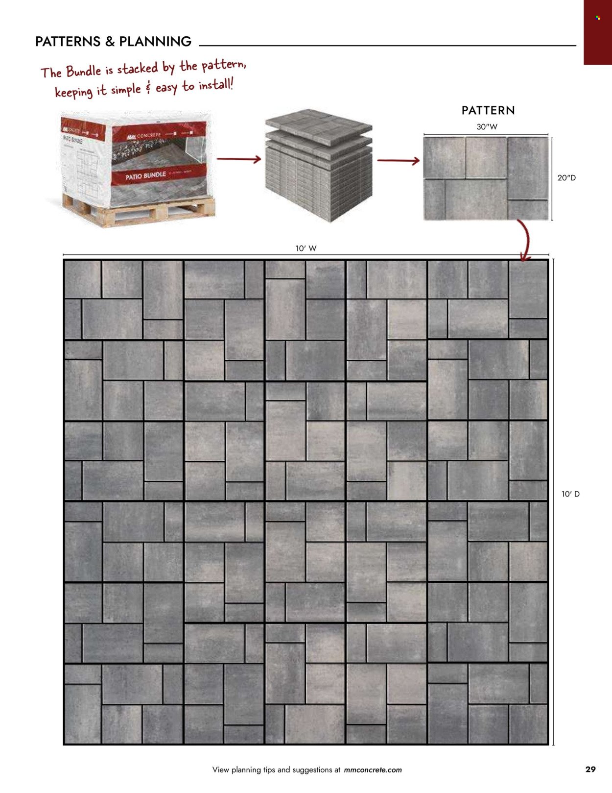 MENARDS ad - Landscape Block Catalog