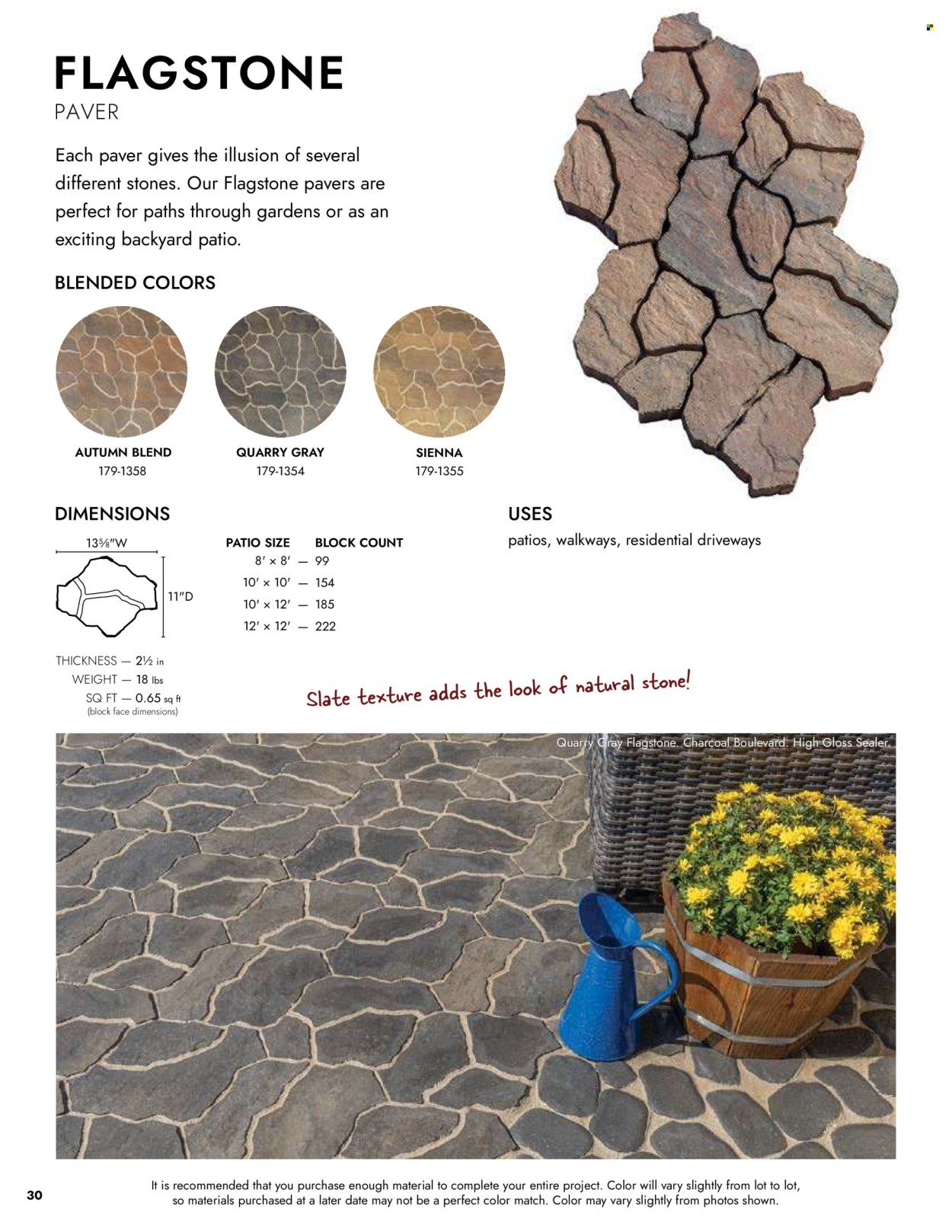 MENARDS ad - Landscape Block Catalog