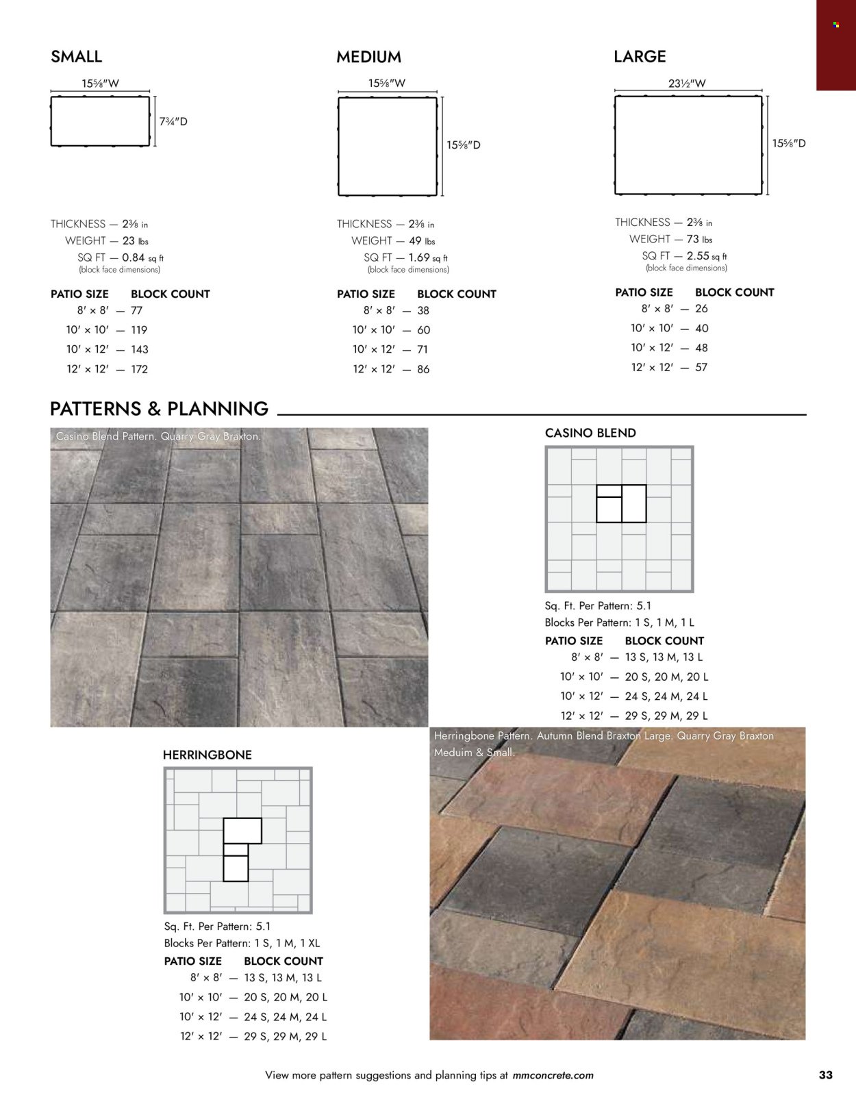 MENARDS ad - Landscape Block Catalog