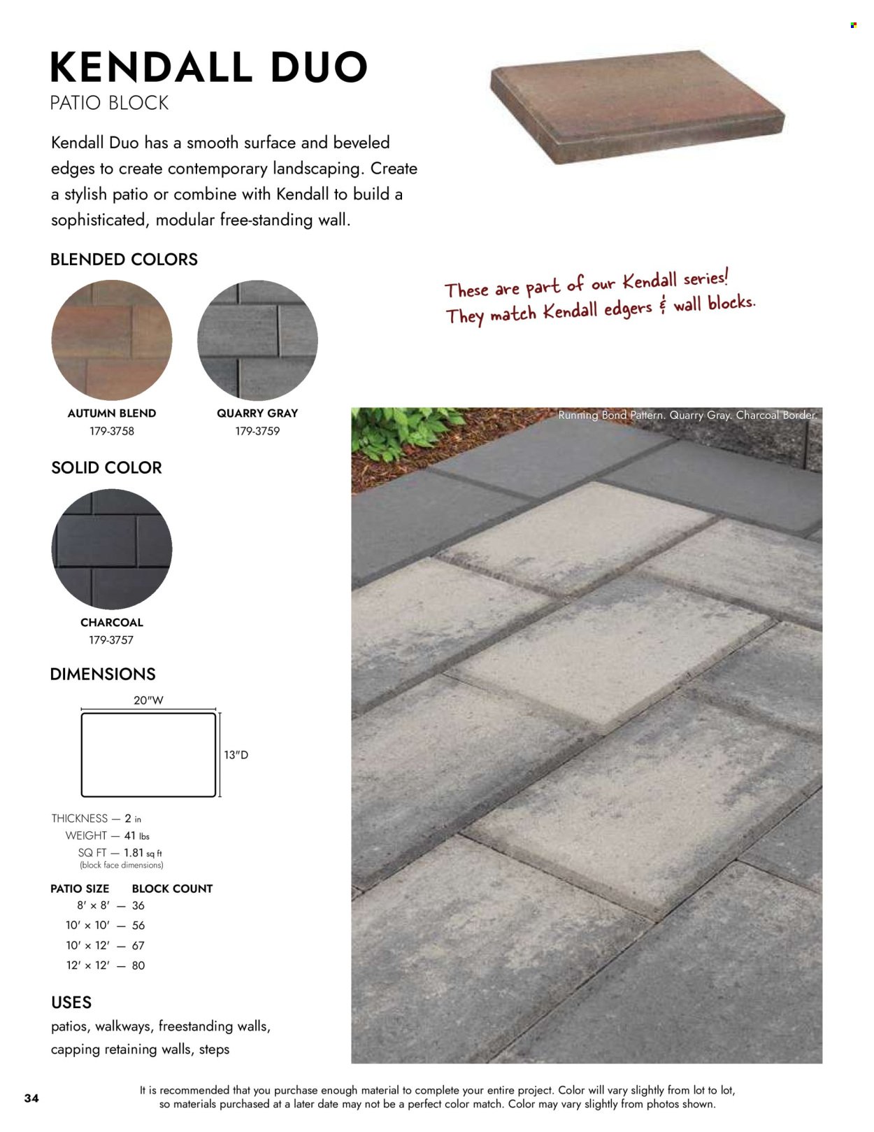 MENARDS ad - Landscape Block Catalog
