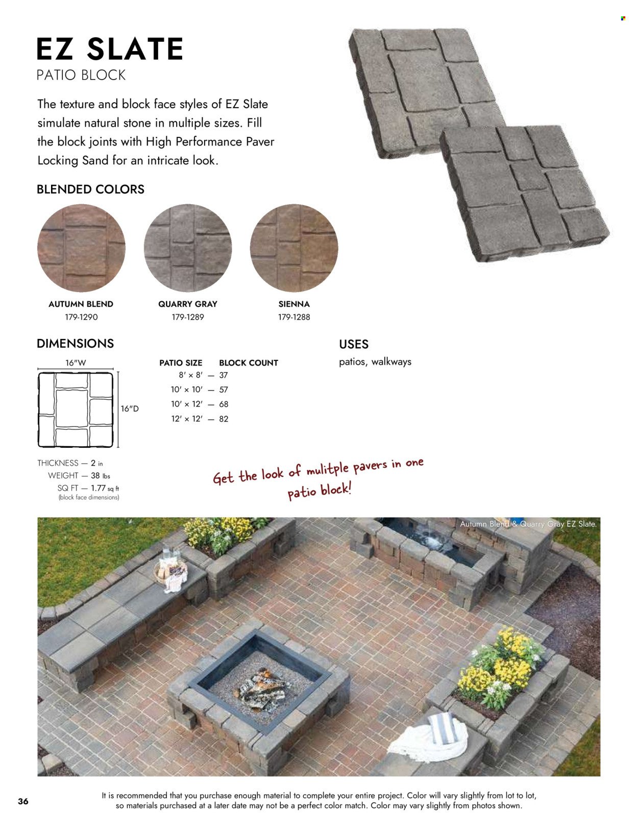 MENARDS ad - Landscape Block Catalog