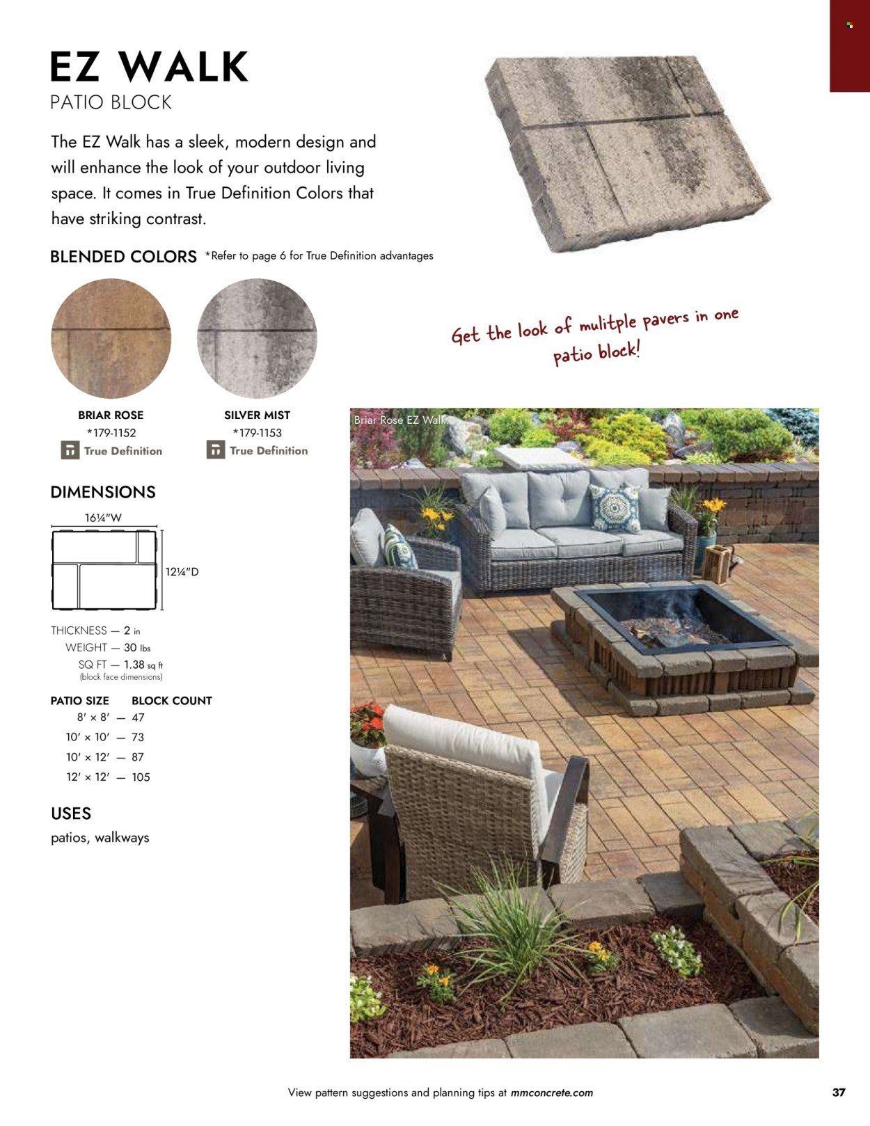 MENARDS ad - Landscape Block Catalog