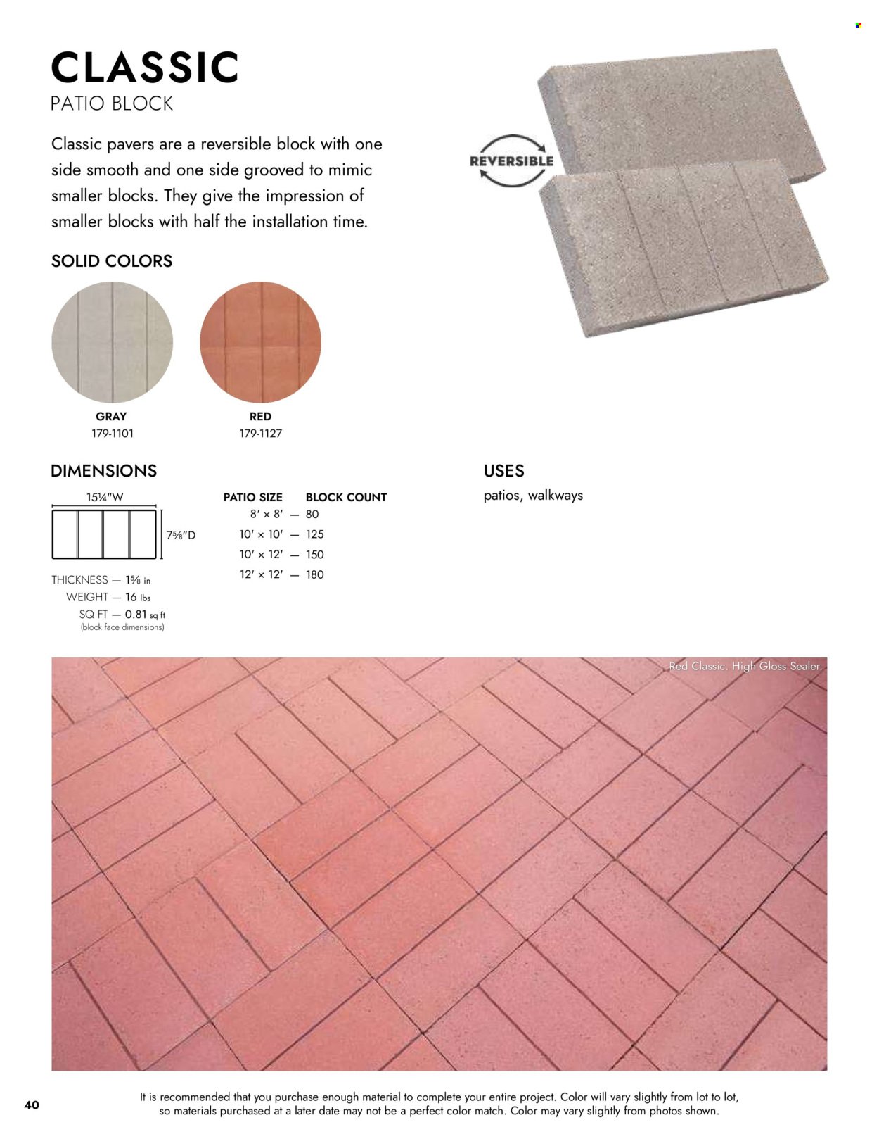 MENARDS ad - Landscape Block Catalog