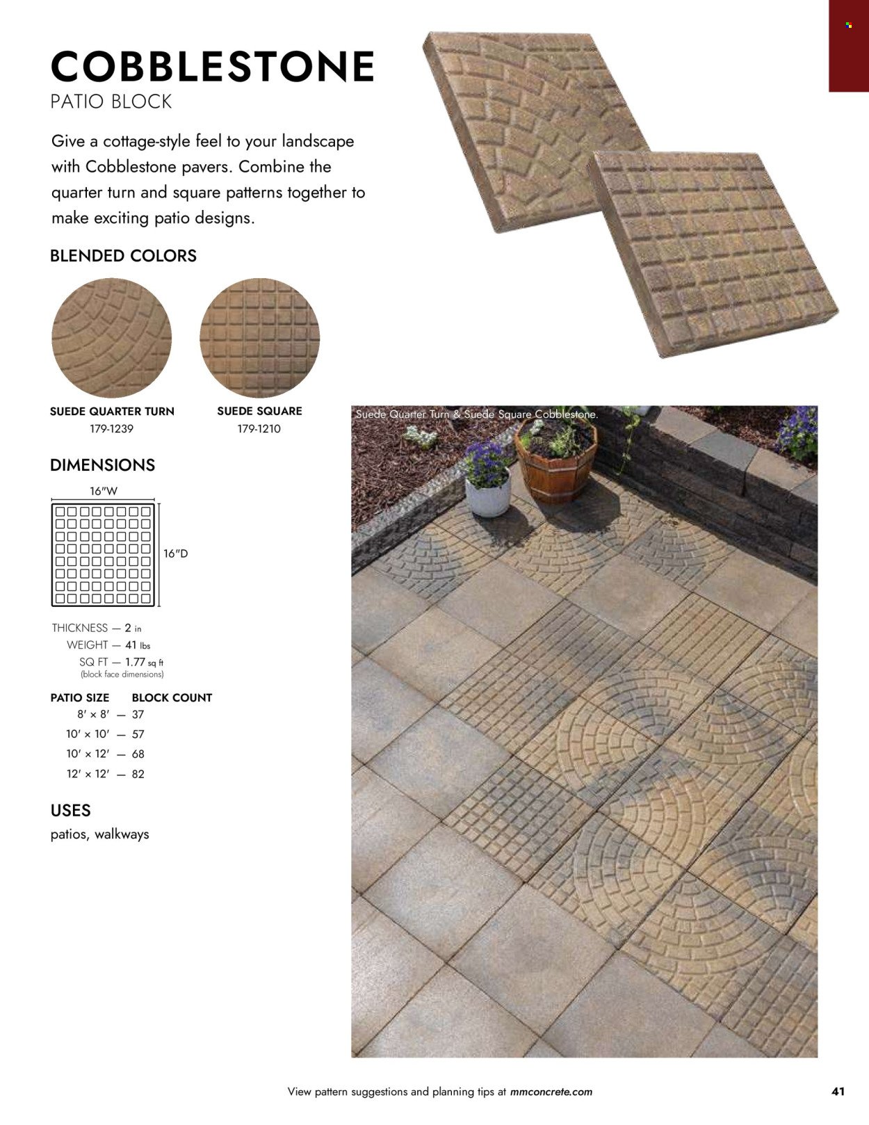 MENARDS ad - Landscape Block Catalog