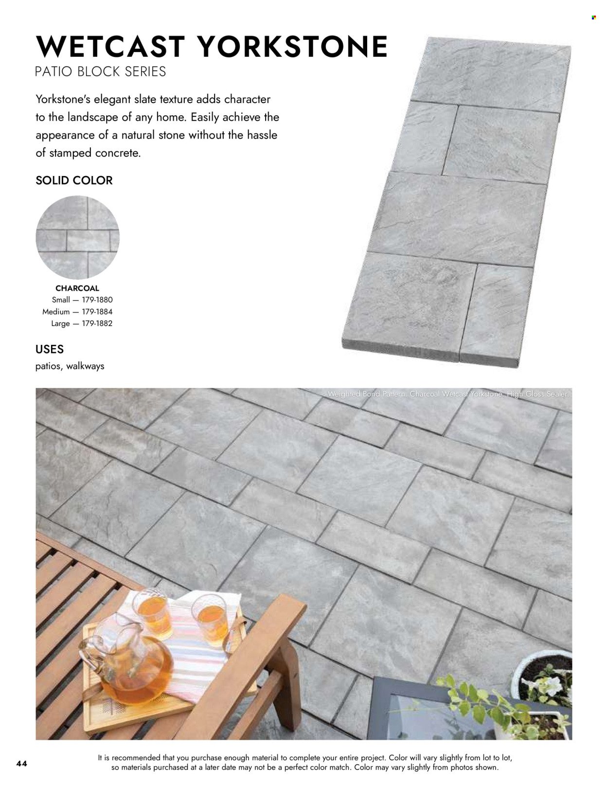 MENARDS ad - Landscape Block Catalog