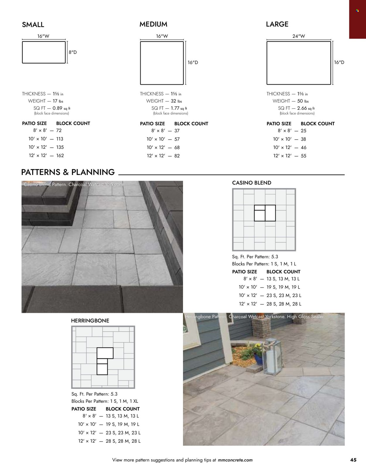 MENARDS ad - Landscape Block Catalog