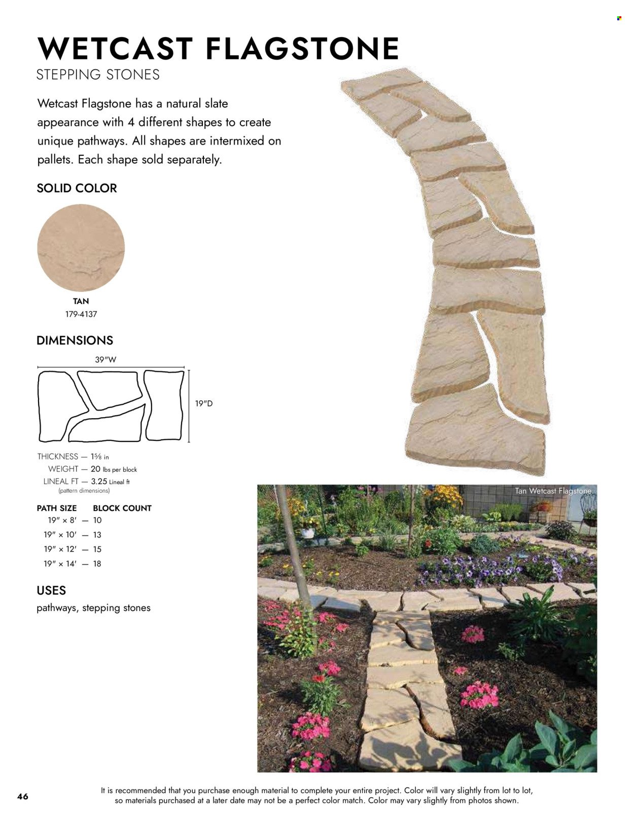 MENARDS ad - Landscape Block Catalog