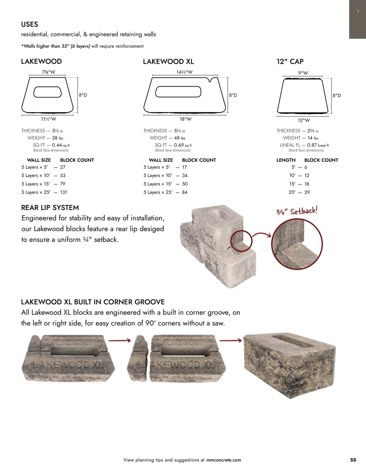 MENARDS ad - Landscape Block Catalog