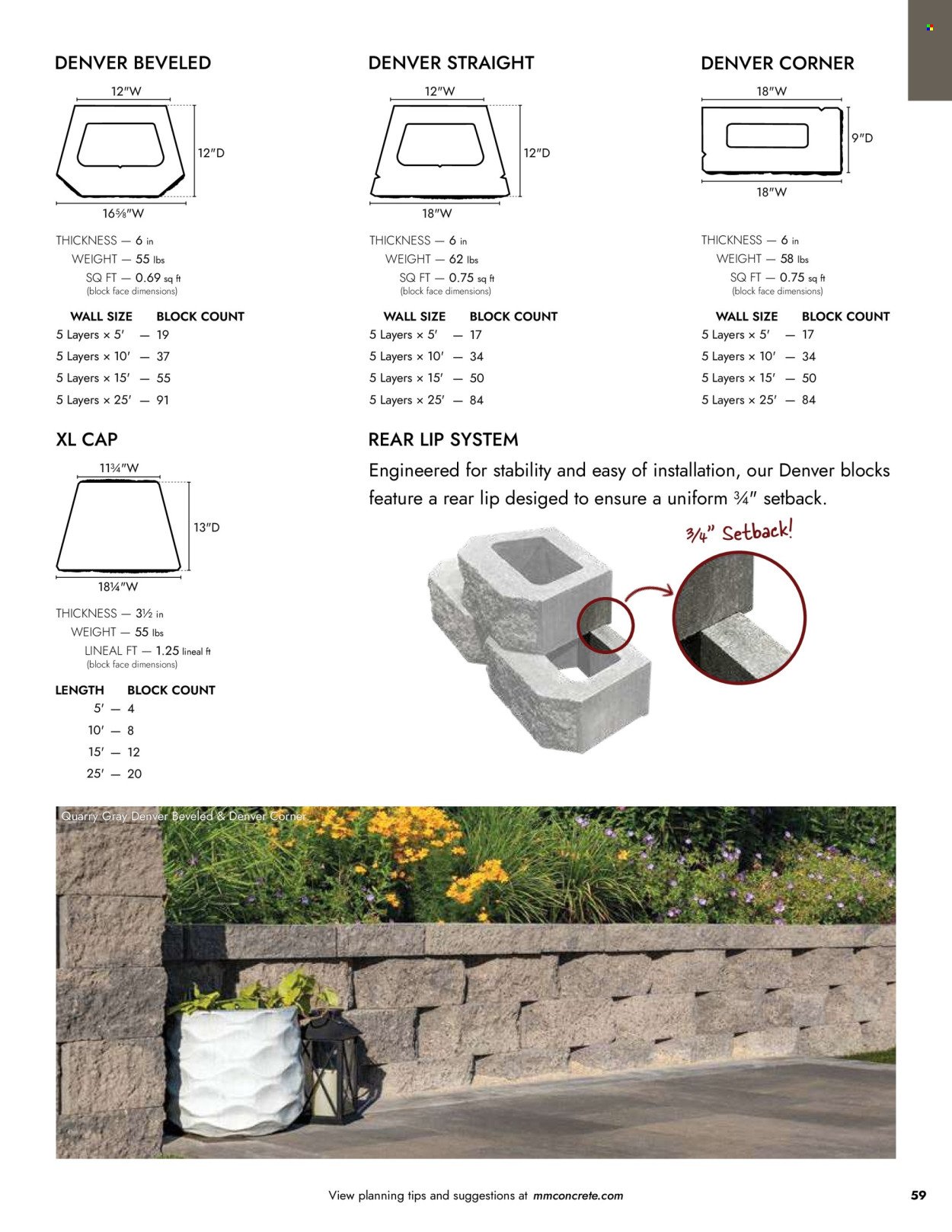 MENARDS ad - Landscape Block Catalog