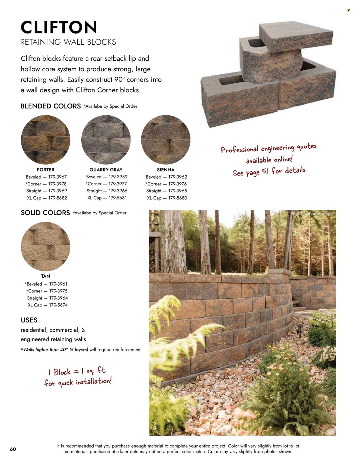 MENARDS ad - Landscape Block Catalog