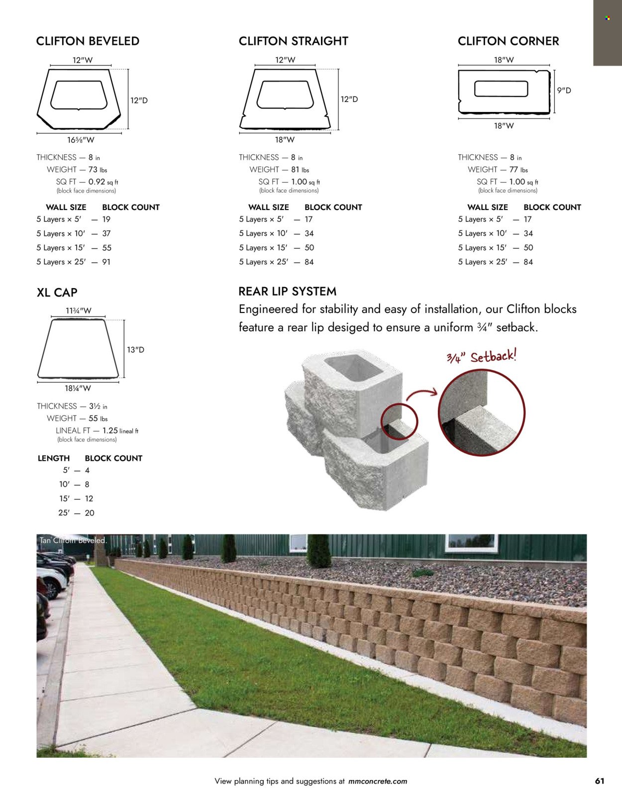 MENARDS ad - Landscape Block Catalog