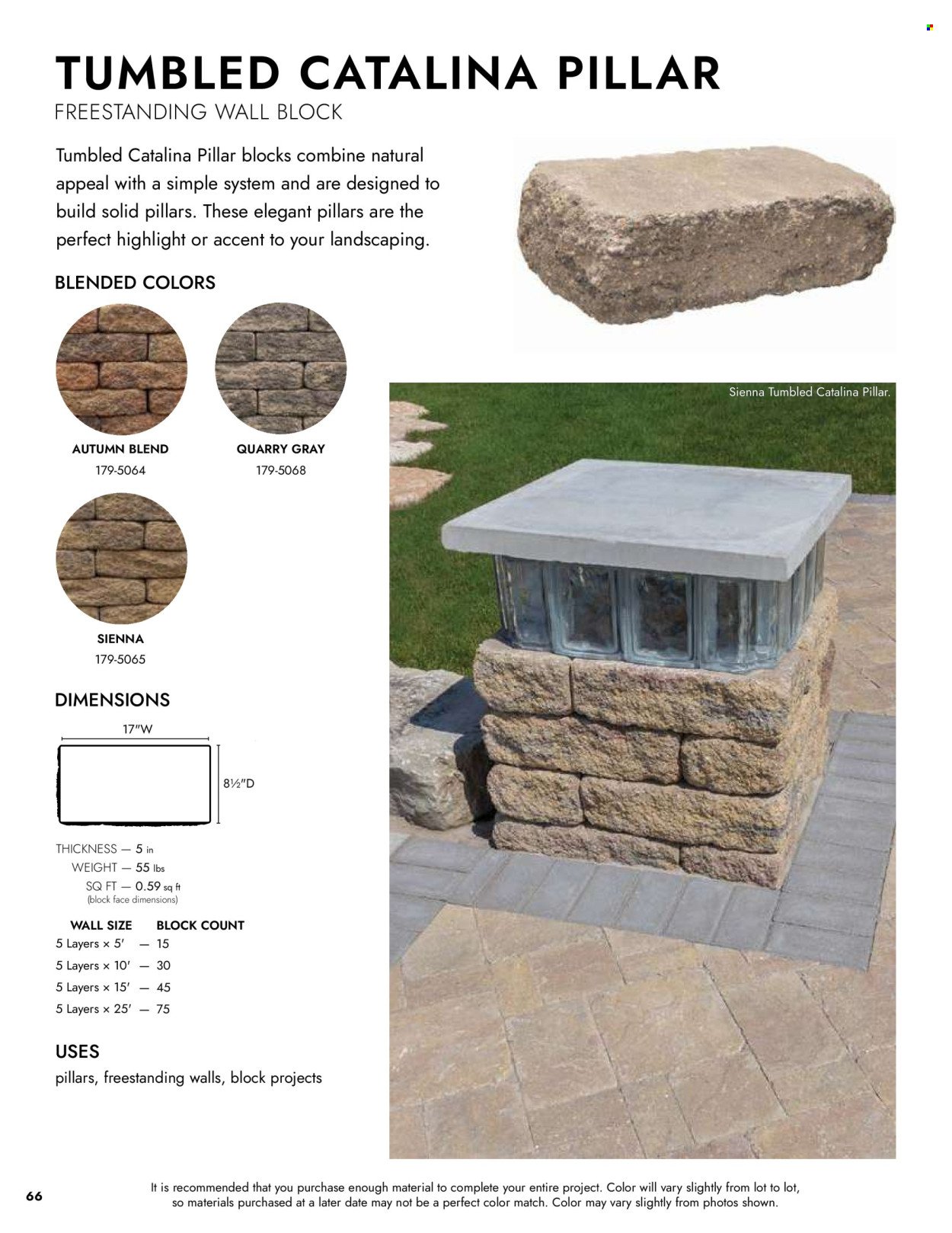 MENARDS ad - Landscape Block Catalog