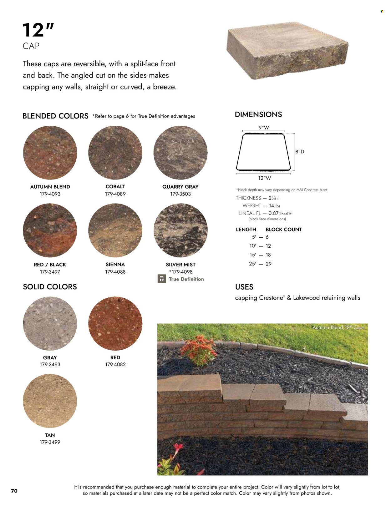 MENARDS ad - Landscape Block Catalog