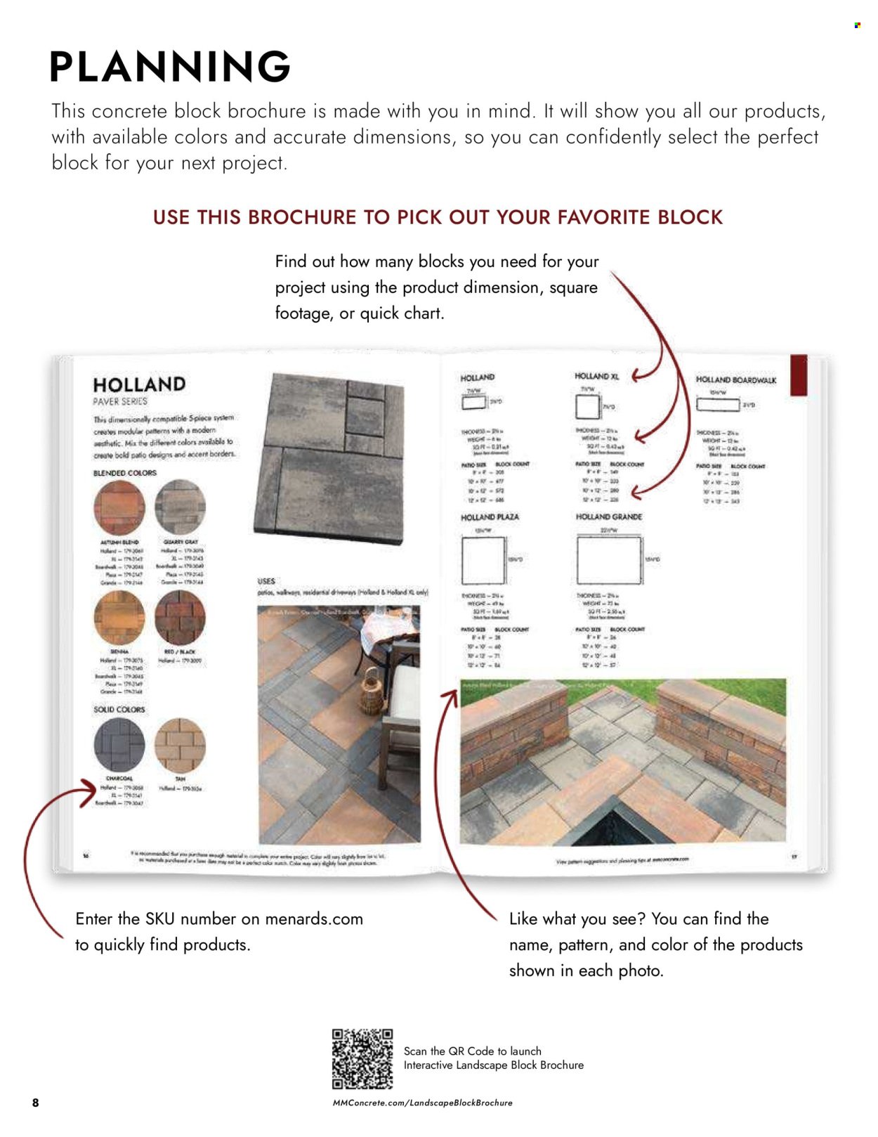 MENARDS ad - Landscape Block Catalog