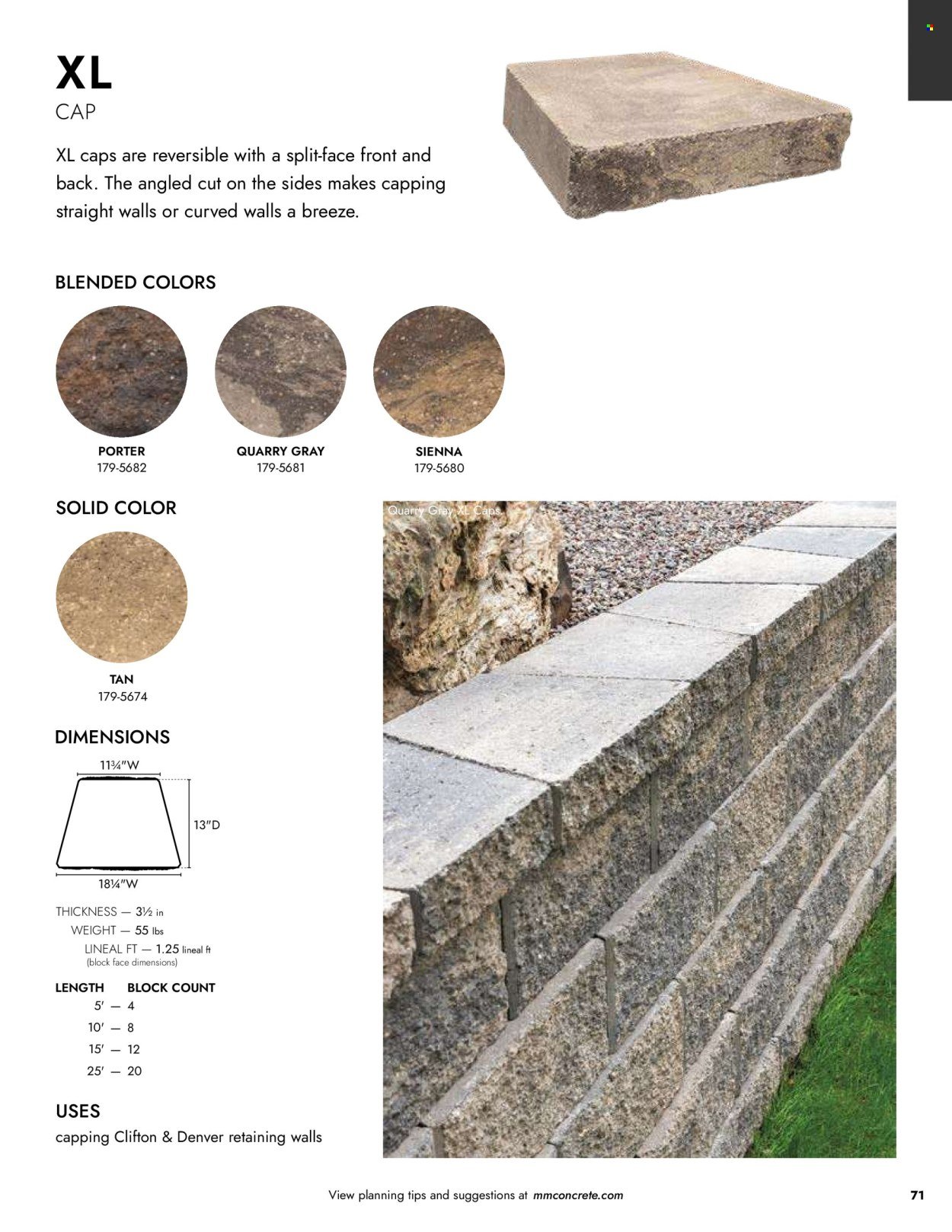 MENARDS ad - Landscape Block Catalog