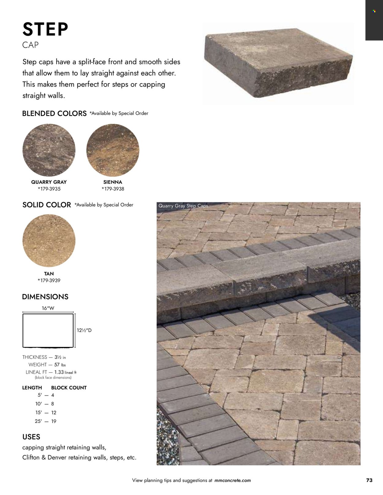 MENARDS ad - Landscape Block Catalog