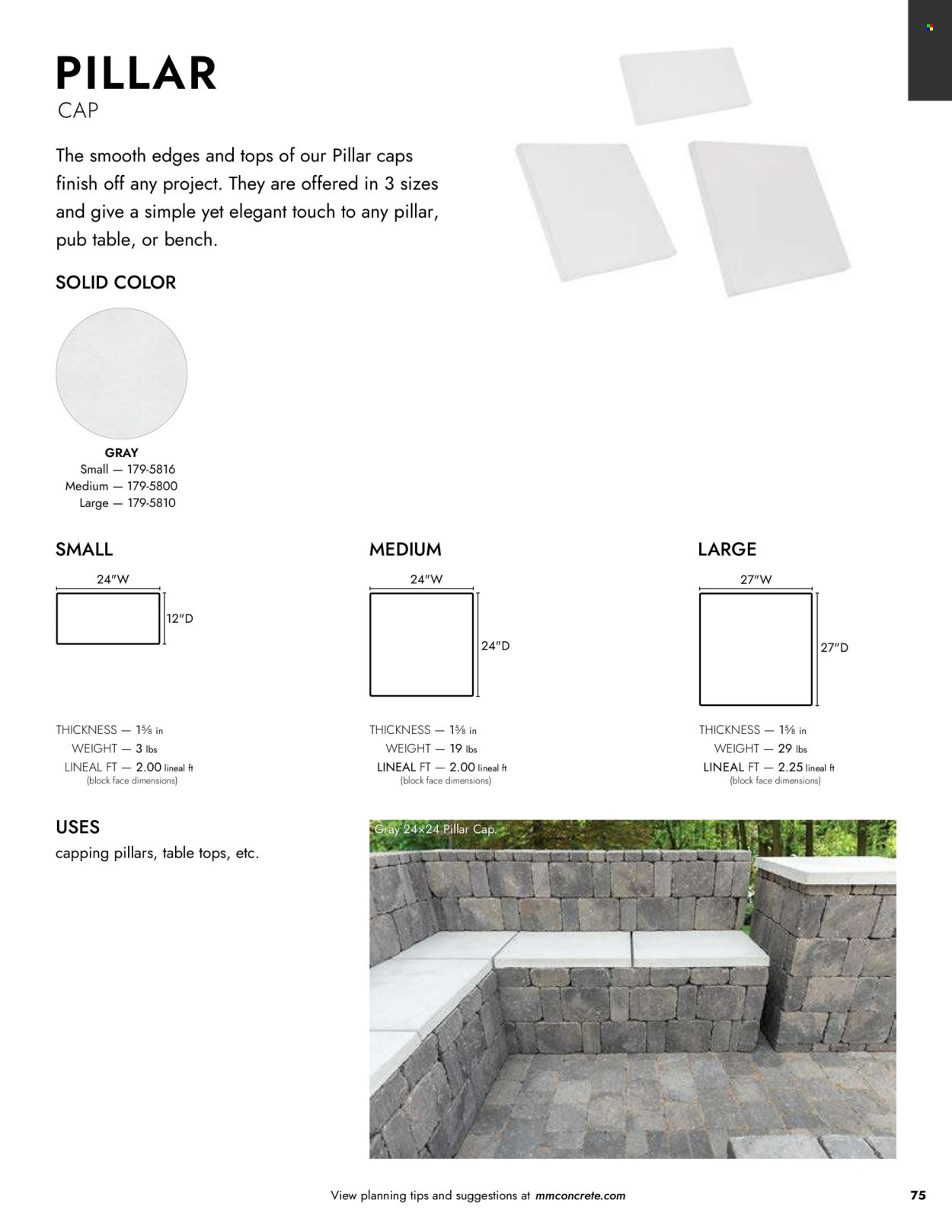 MENARDS ad - Landscape Block Catalog