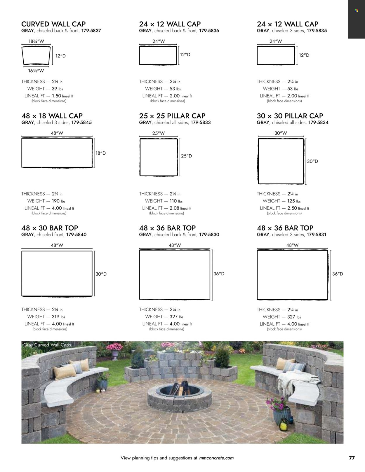 MENARDS ad - Landscape Block Catalog