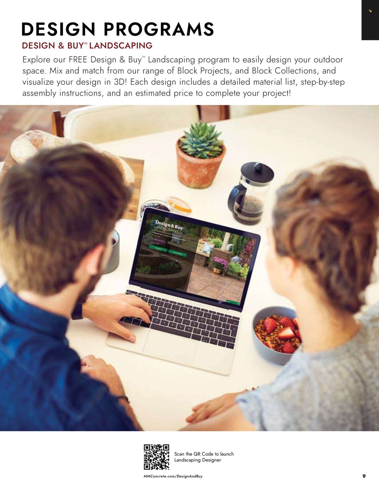MENARDS ad - Landscape Block Catalog