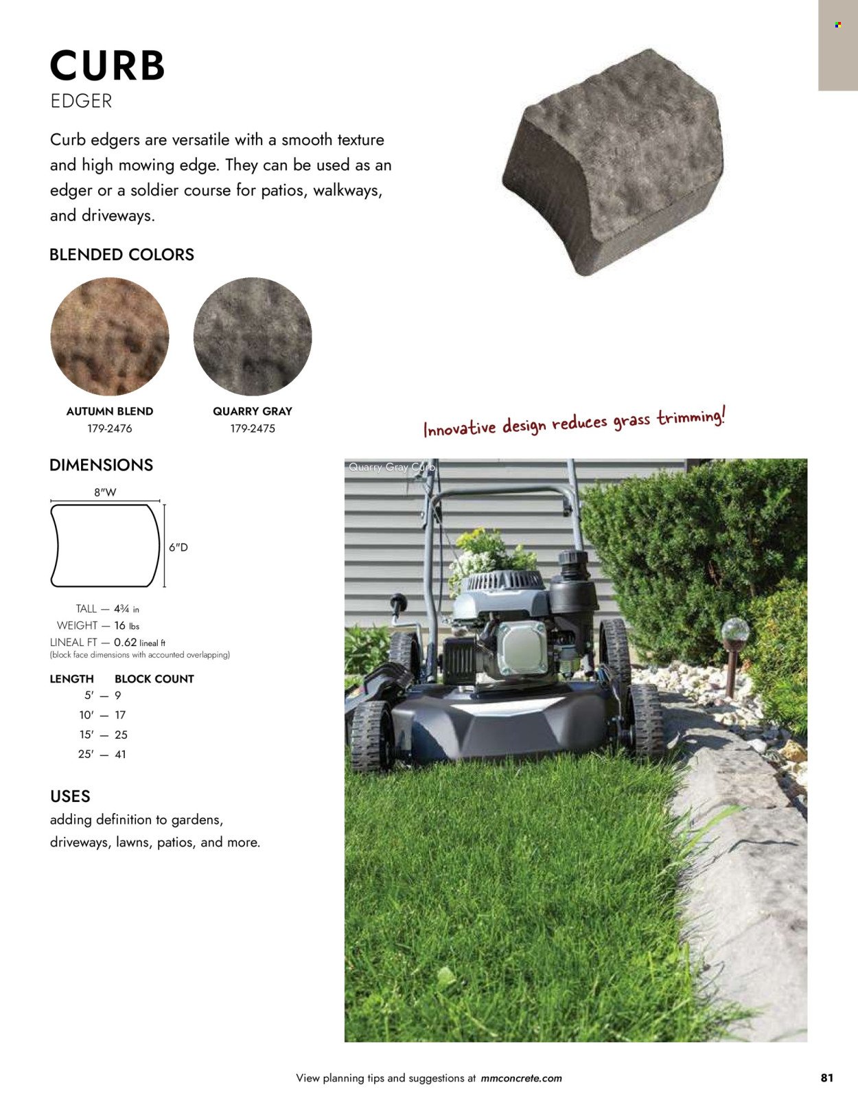 MENARDS ad - Landscape Block Catalog