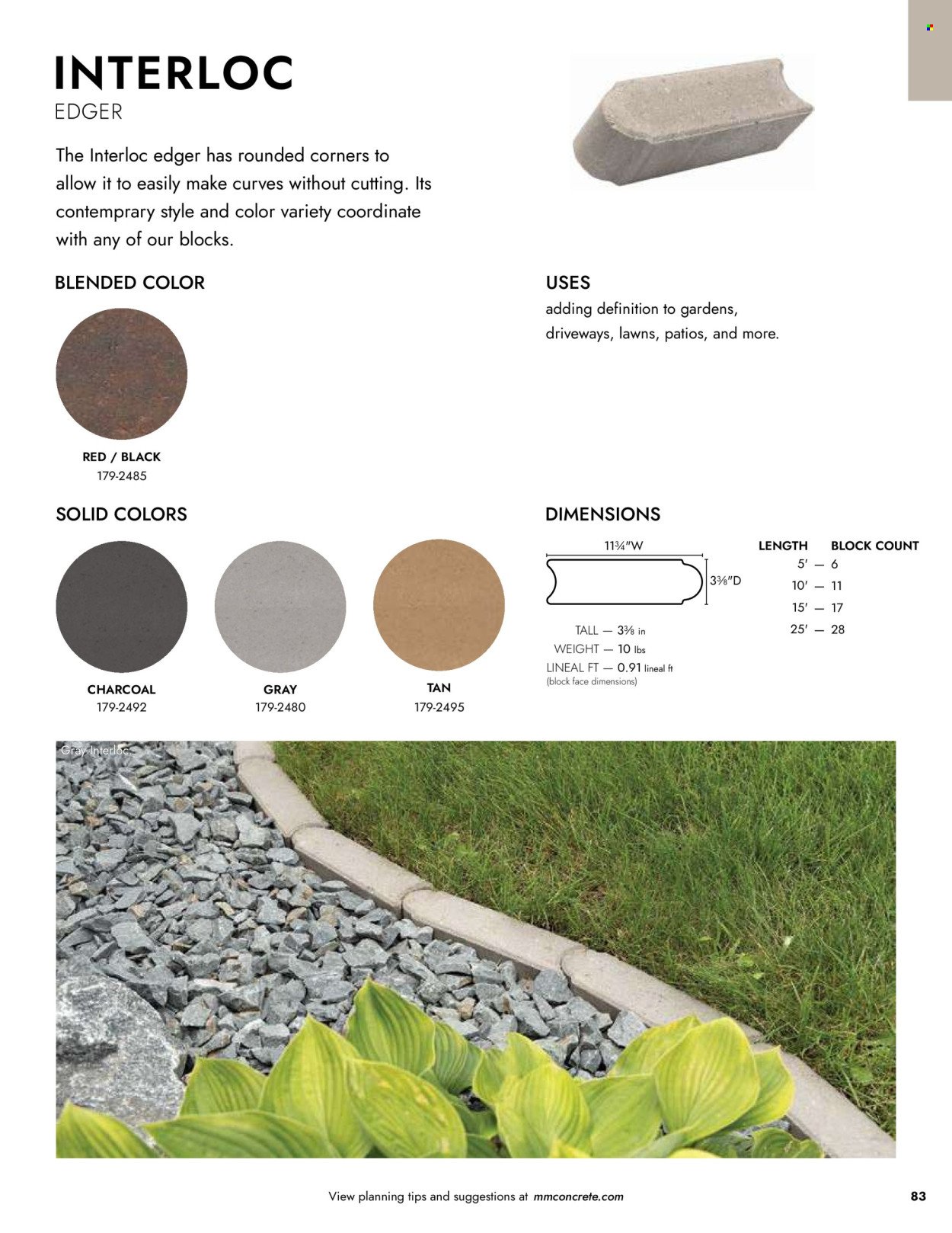 MENARDS ad - Landscape Block Catalog