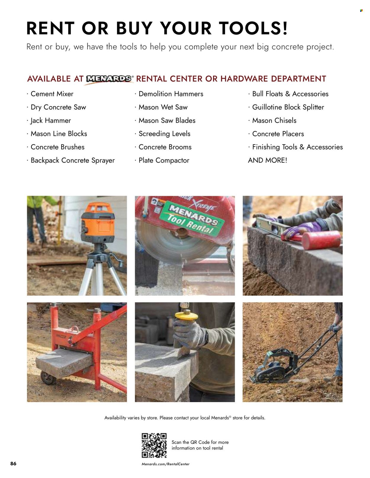 MENARDS ad - Landscape Block Catalog